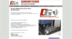 Desktop Screenshot of dg-motorsport.de